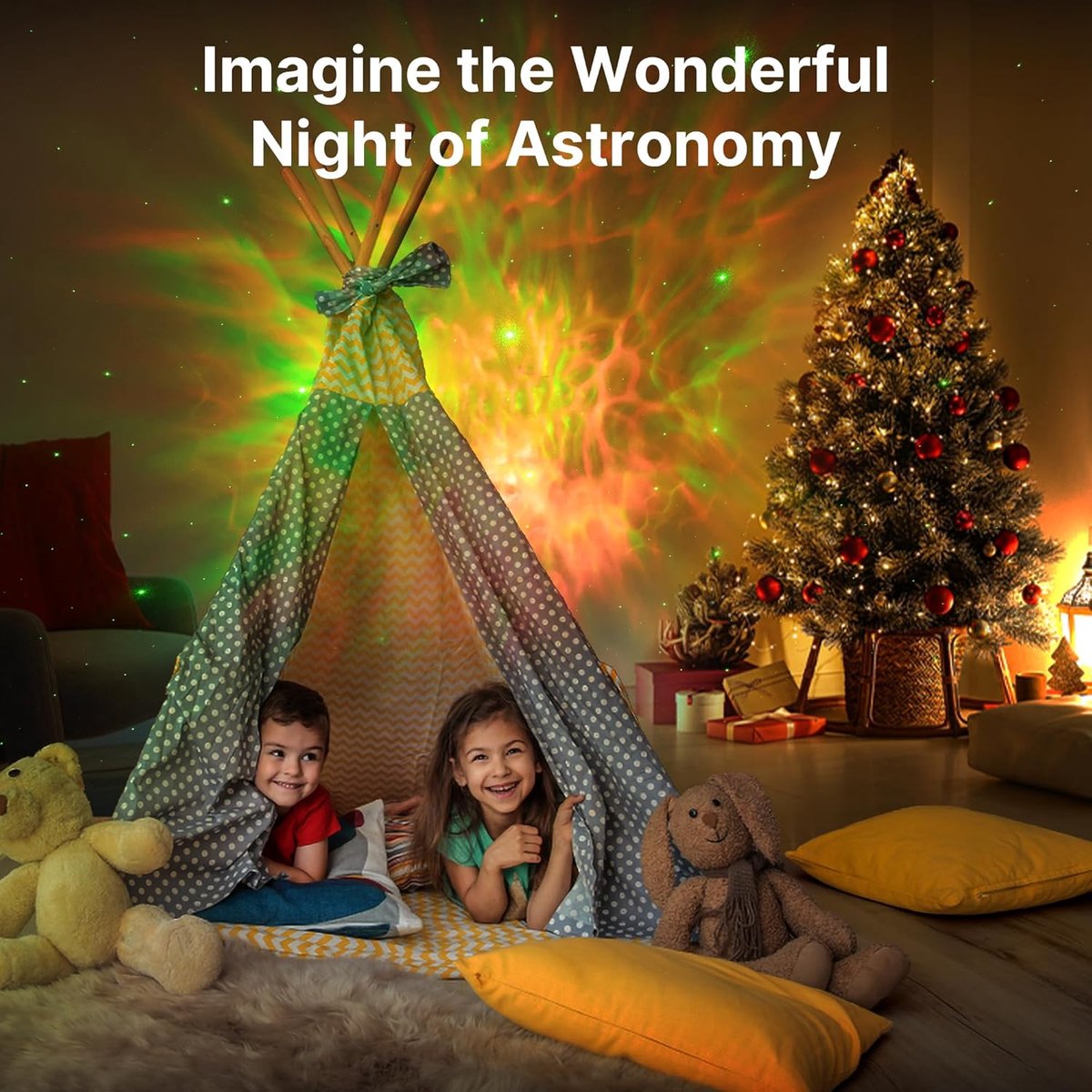 Astronaut sterrenhemel-projector, led-sterrenhemelprojector met afstandsbediening, 8 Nebula-modi, 360° rotatie, sterrenhemellamp voor kinderen en volwassenen, slaapkamer – foto 7
