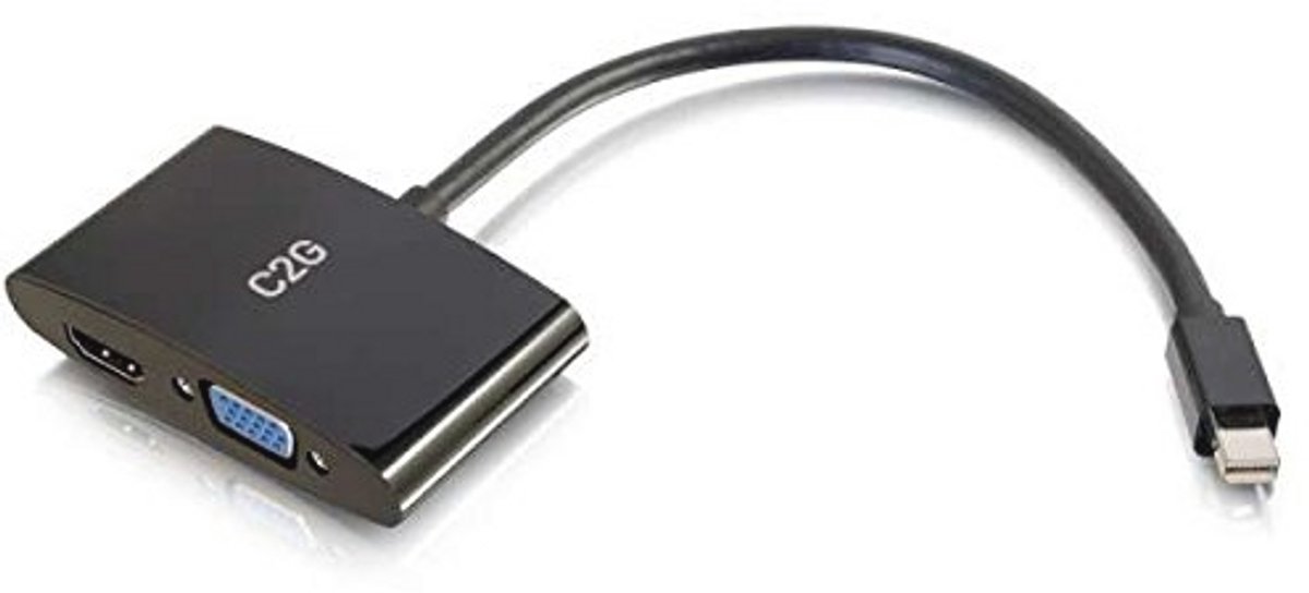 Mini DisplayPort HDMI + VGA Adapter Kabel - Kabeladapter voor veelzijdige connectiviteit