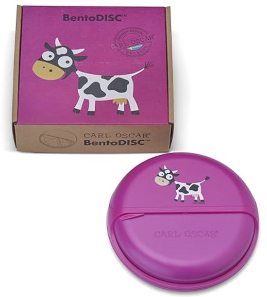 Snackbox voor reizen - 15 cm x 15 cm, snoeproze kunststof, perfecte oplossing voor gezonde snacks — afbeelding 2