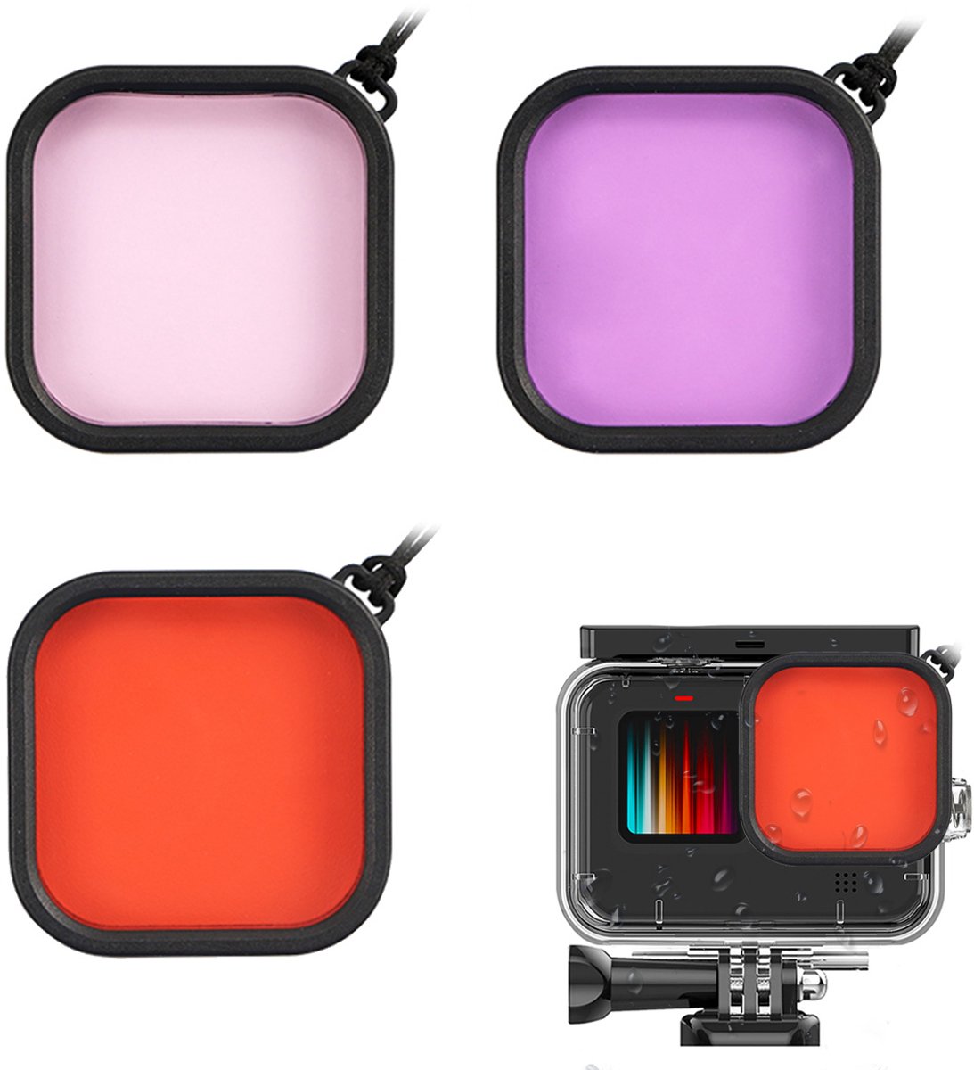 GoPro Duikfilters 3-Pack Kleurcorrectie