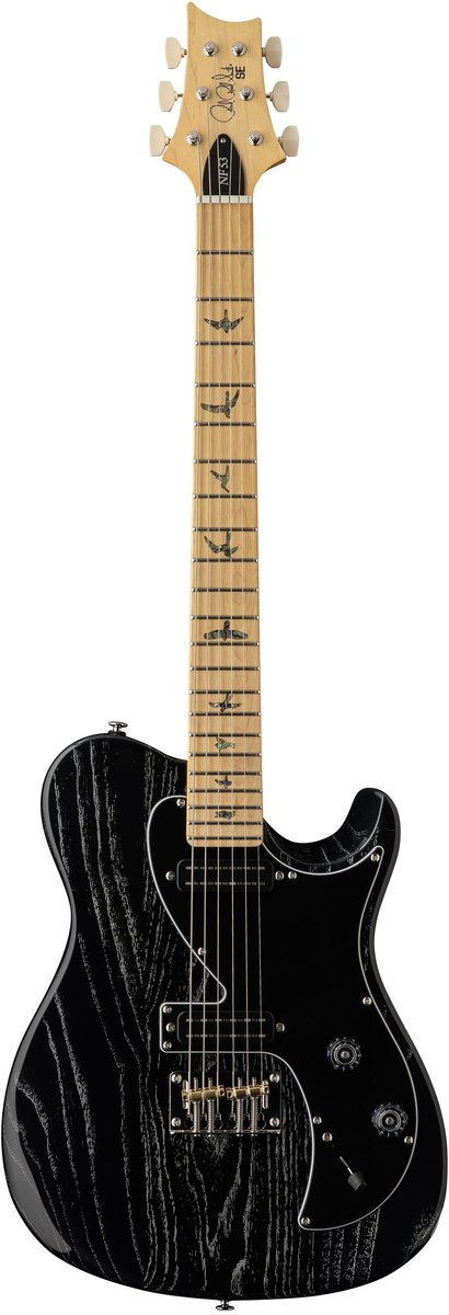 PRS SE NF 53 Black Doghair - Elektrische gitaar