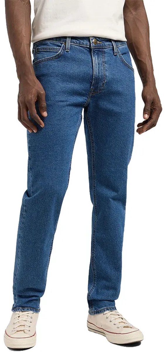 Lee Daren Zip Fly Regular Straight Fit Spijkerbroek 40 34 Man Belmont