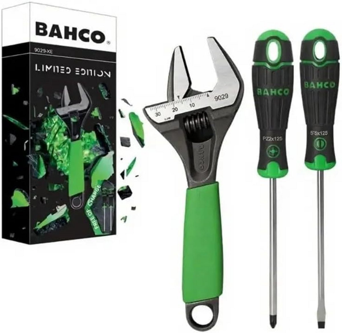 Verstelbare Sleutel Extra Brede Bek 6 Inch Groen