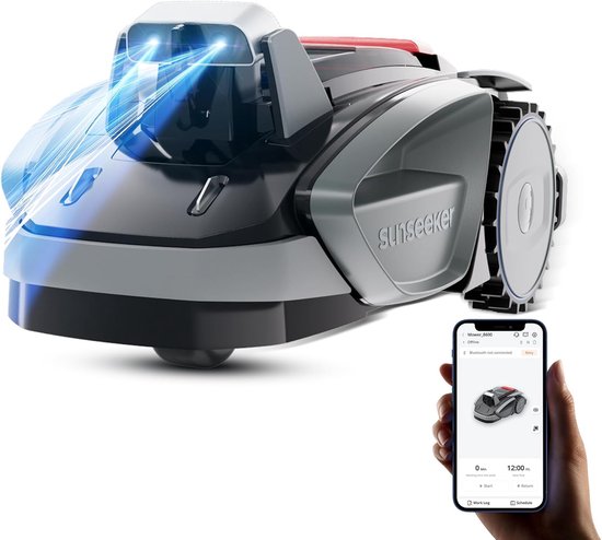 Draadloze Robotmaaier 600 m² - 18 cm - Industrohome — afbeelding 3
