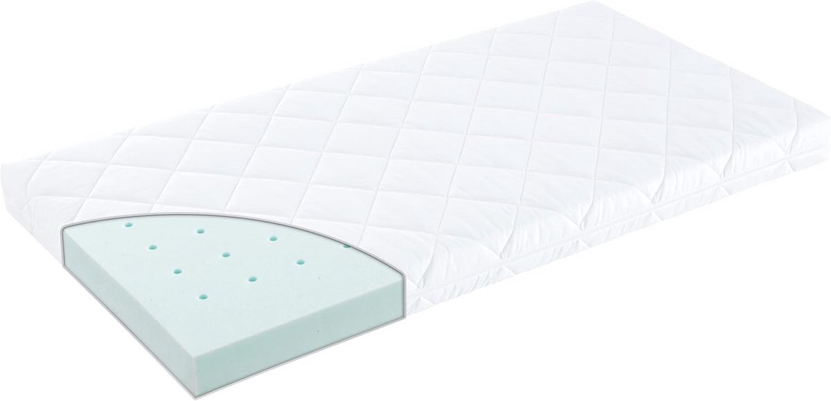 Koudschuim Matras Roze 60x120 cm - Ademend en Wasbaar Hoekmatras