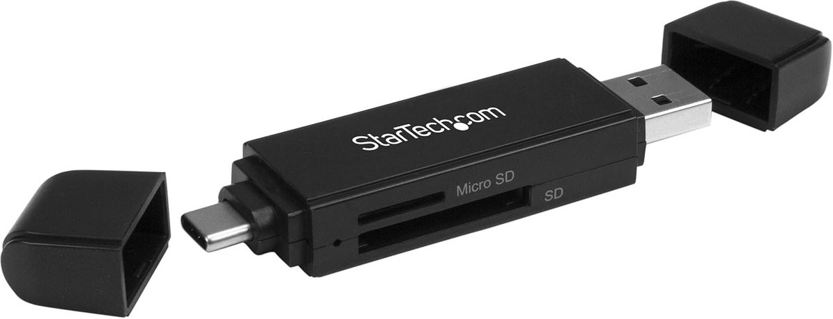 USB 3.0 Kaartlezer voor SD en microSD - Compacte USB Adapter