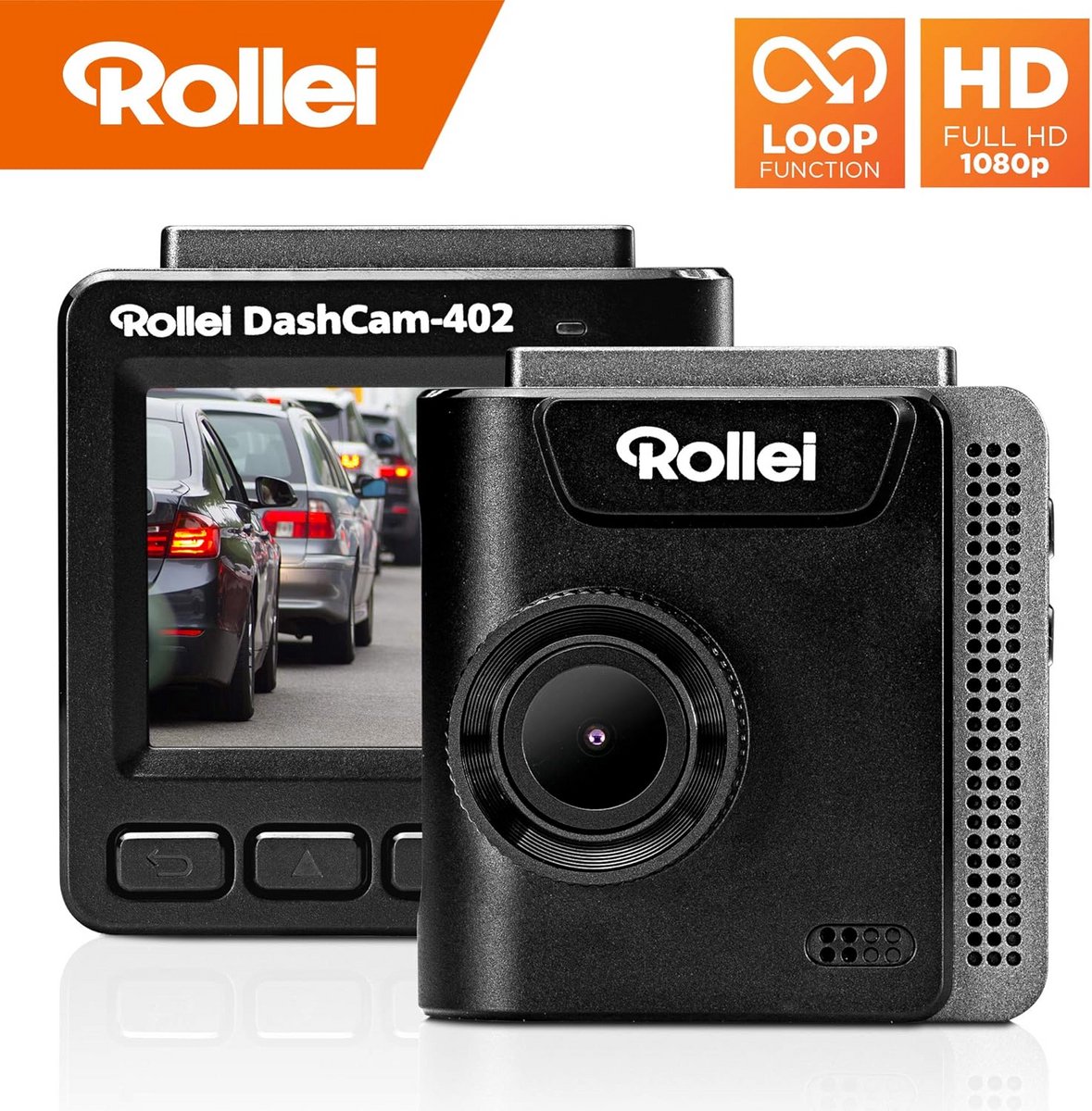 Dashcam Full HD 1080p met GPS en G-Sensor voor Continu Toezicht