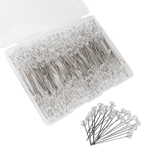 Foto: Diamanten boeketspelden 200 stuks corsage pins 6 5 cm voor bruiloft decoratie en diy craft