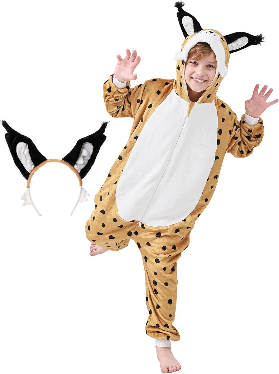 Schattige Dier Pluche Onesies voor Kinderen - Unisex Kostuum