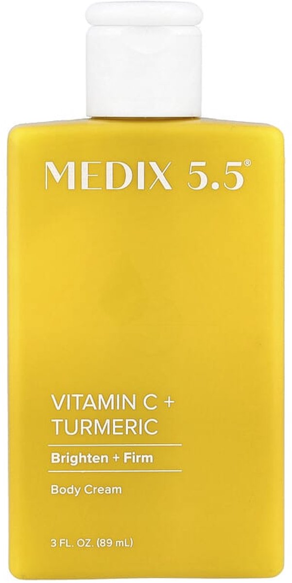 Medix 5.5, Body Cream, Vitamin C + Turmeric, 3 fl oz (89 ml)