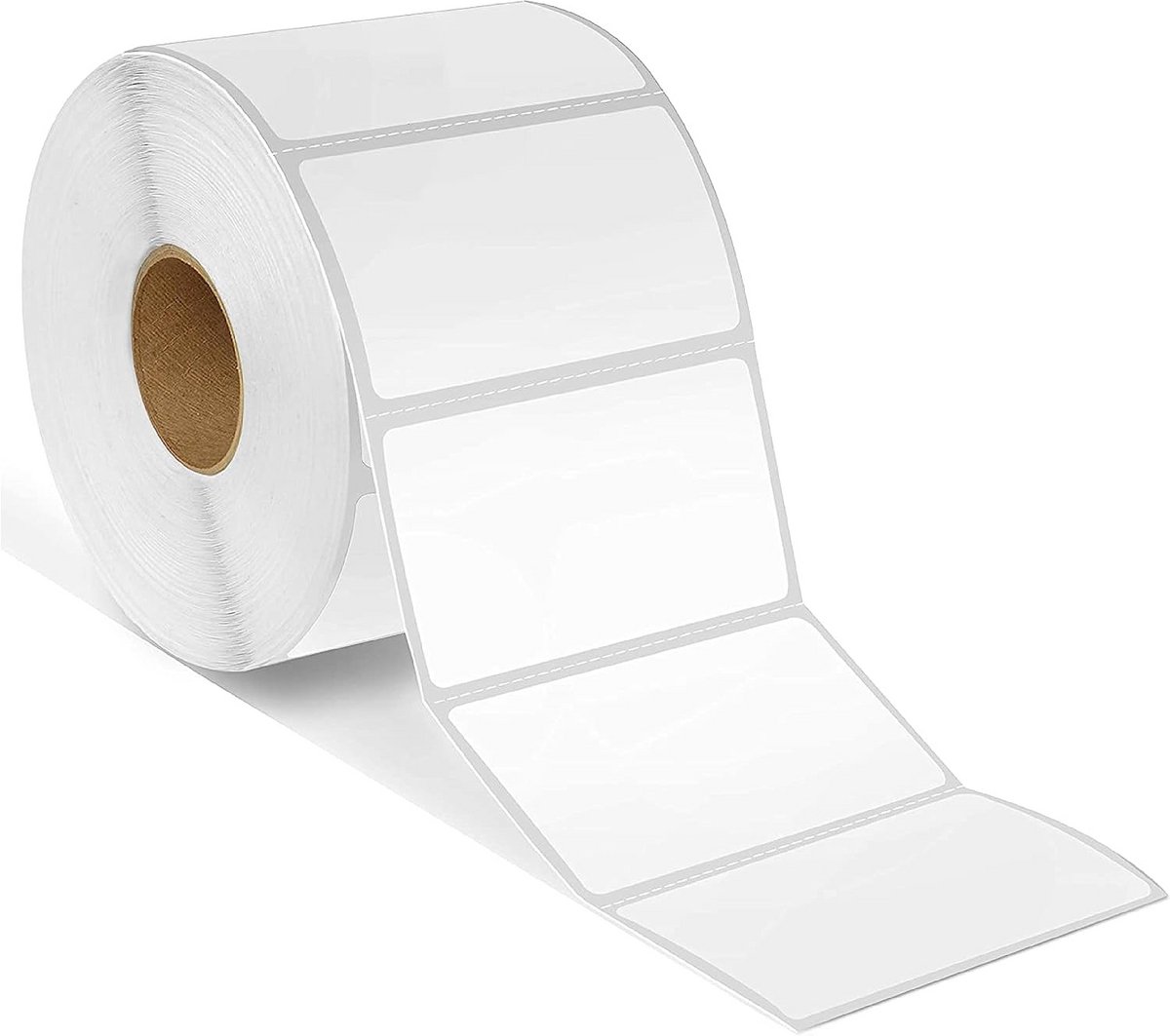 Direct Thermal Labels 2.25" x 1.25" - Perforated Barcode Address Labels for Desktop Printers - 10 Rollen, 1000 Labels per Rol