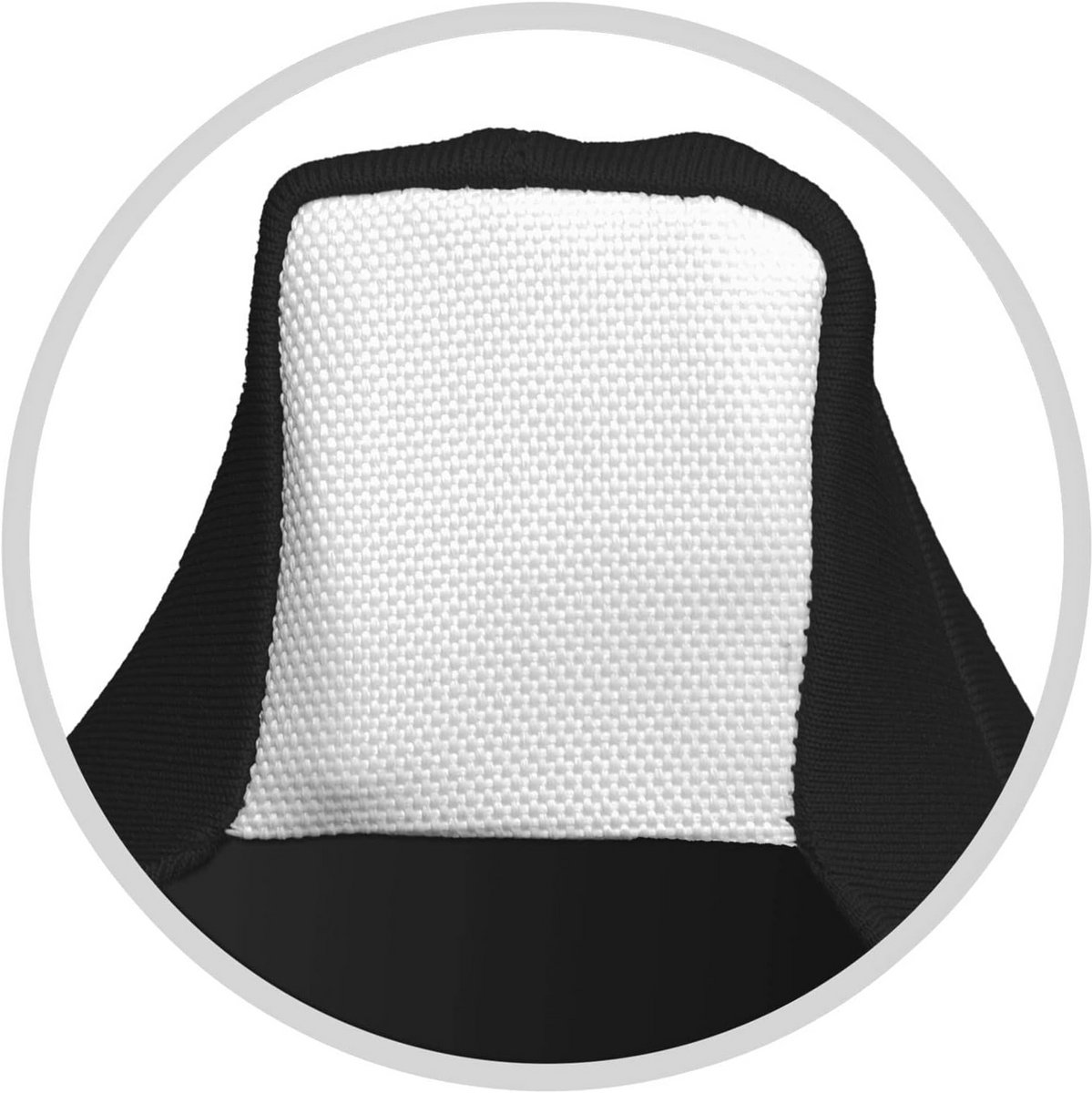 Statafelhoes Elastisch Hoogwaardig voor Bistrotafels Ø 80-85 cm, 110-120 cm Hoogte, Zwart