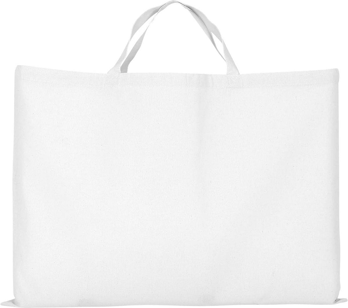 Extra Grote Katoenen Tas - Stevige Boodschappentas 70x50 cm Wit