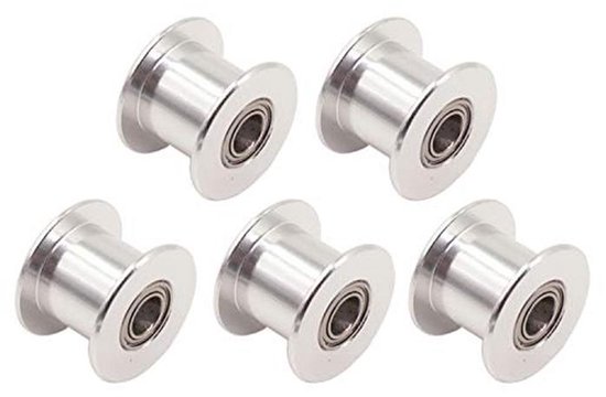 Aluminium Timing Belt Idler Pulley 20 Tanden 5mm Boor Voor 3D Printers