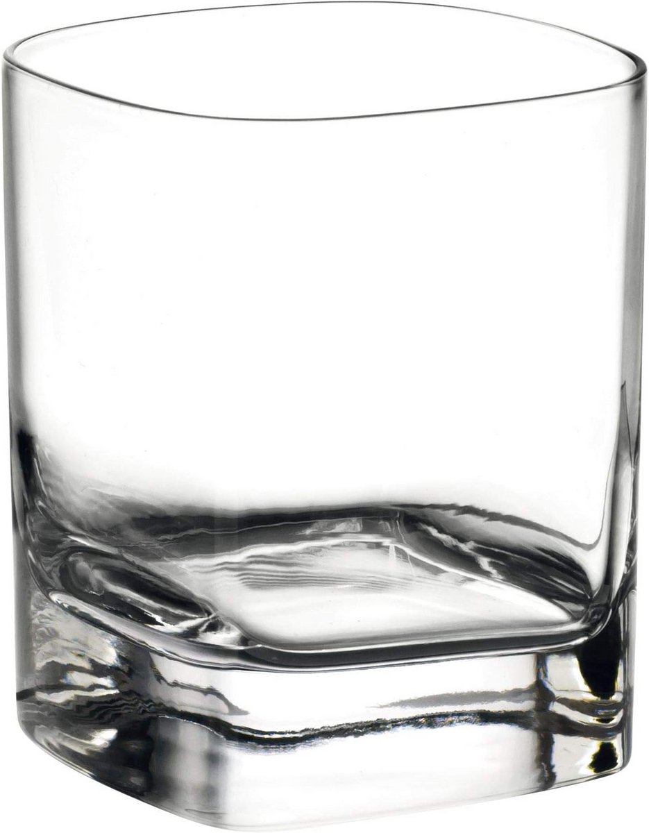 Set van 4 Kristallen Whisky Tumbler Glazen (290ml) - Vaatwasserbestendig & Sterk