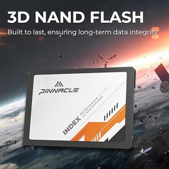 Interne SSD - Opslag Schijf - Snelle Data Transfer - 3D NAND QLC - 1 TB - Zwart — afbeelding 4