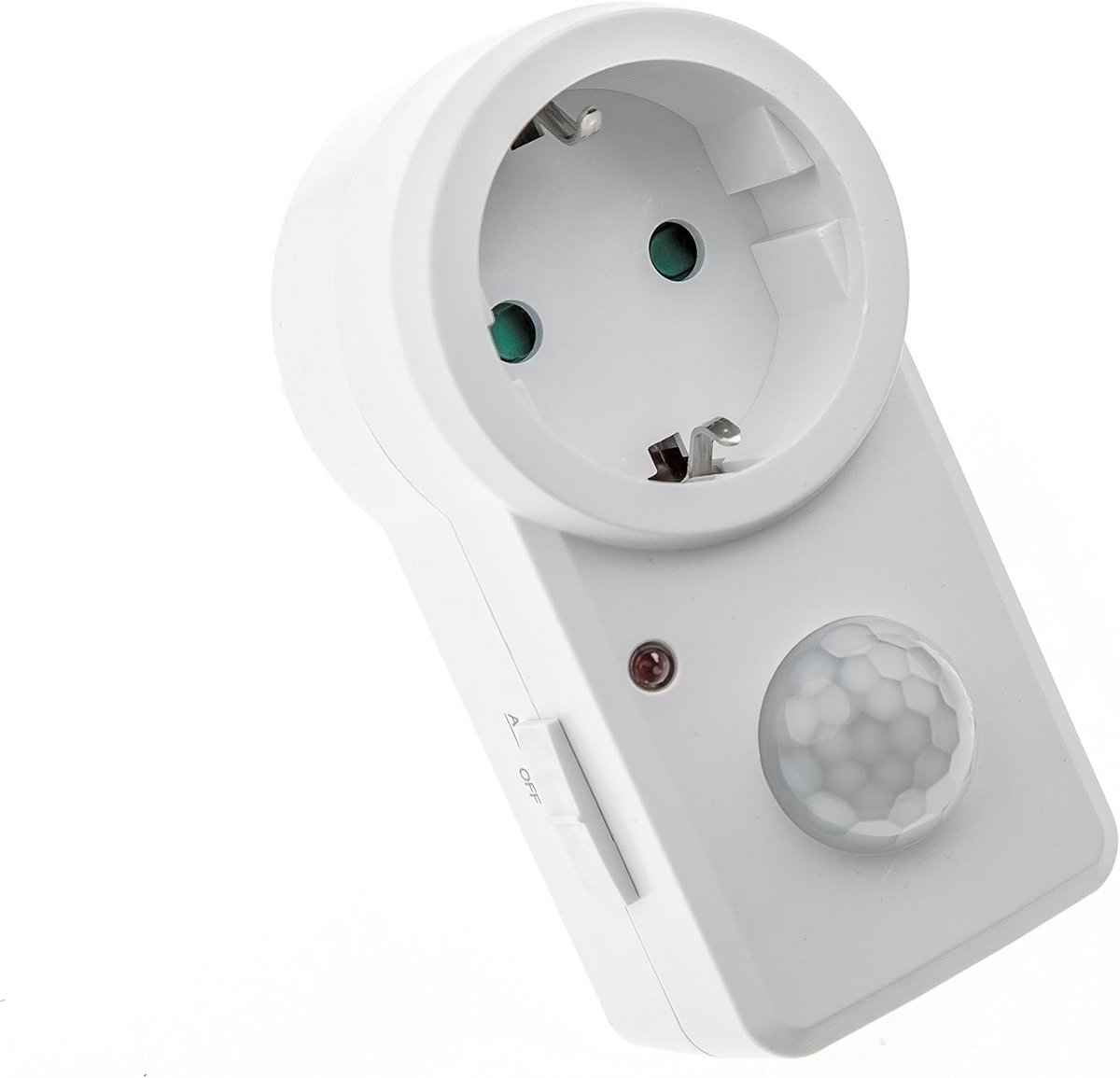 PIR Bewegingsmelder voor Stopcontact met Nachtsensor en 360° Detectie