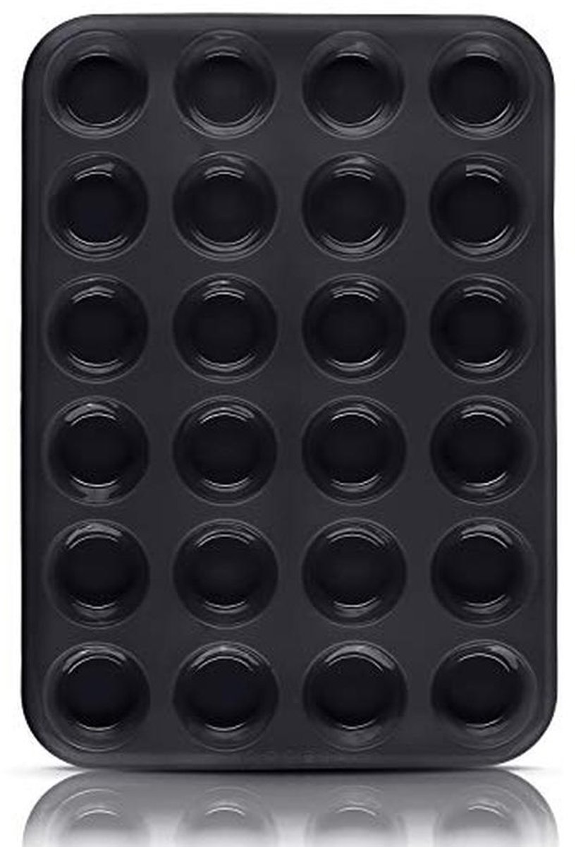 Mini Muffin Bakvorm Silicone 24 Cavities - Non-Stick Cupcake Mould 34 x 24 cm