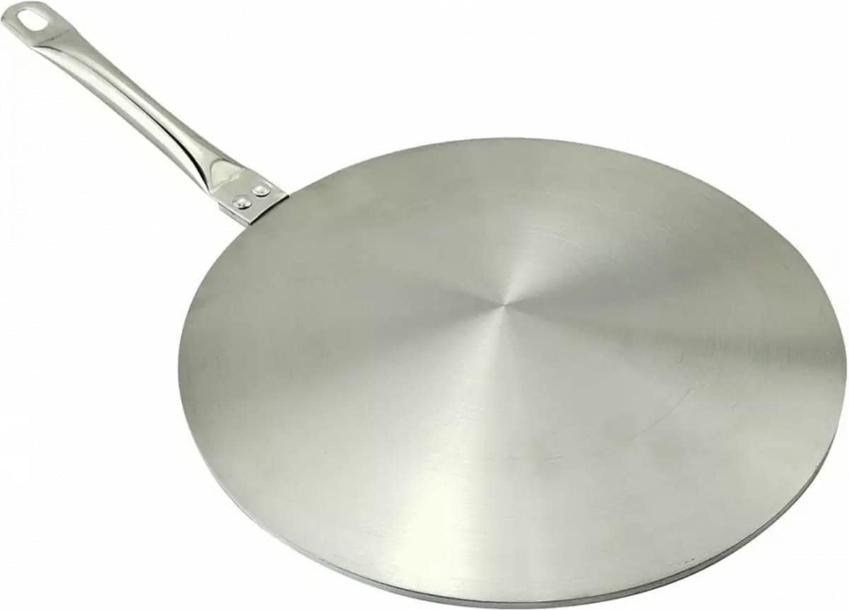 XL inductie adapterplaat 28 cm - roestvrij staal
