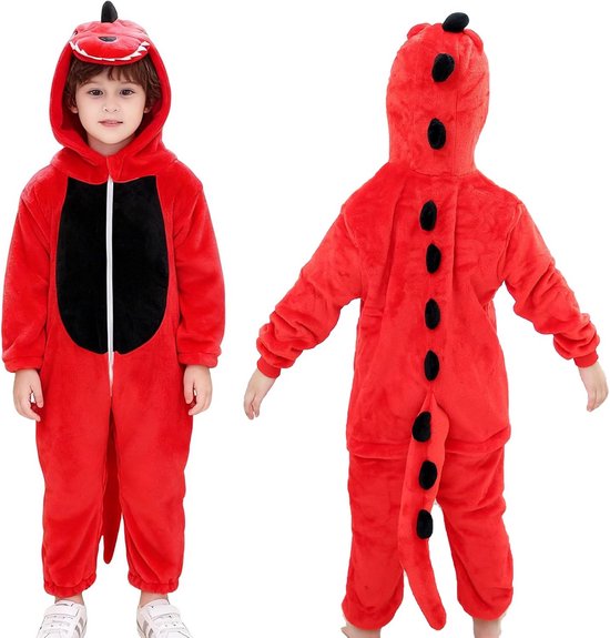 Déguisement Enfant Renard Pyjama Costume pour Halloween - Déguisement