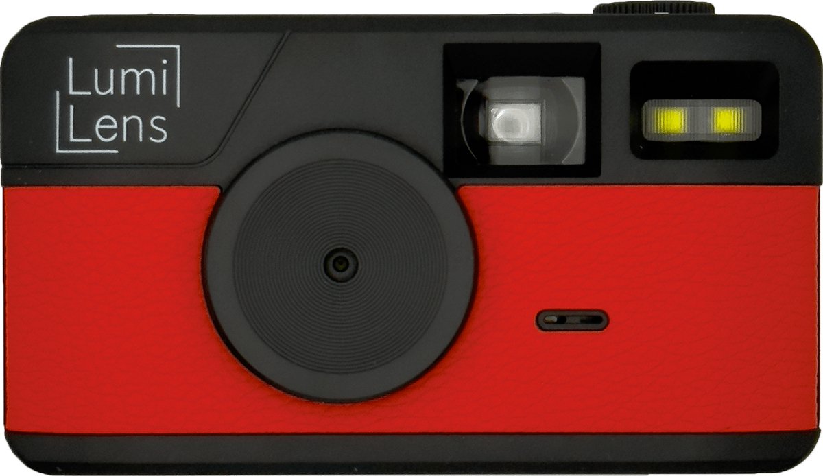 Lumi Lens Red - Schermloze Digitale Retro Camera - Digitale Camera zonder scherm