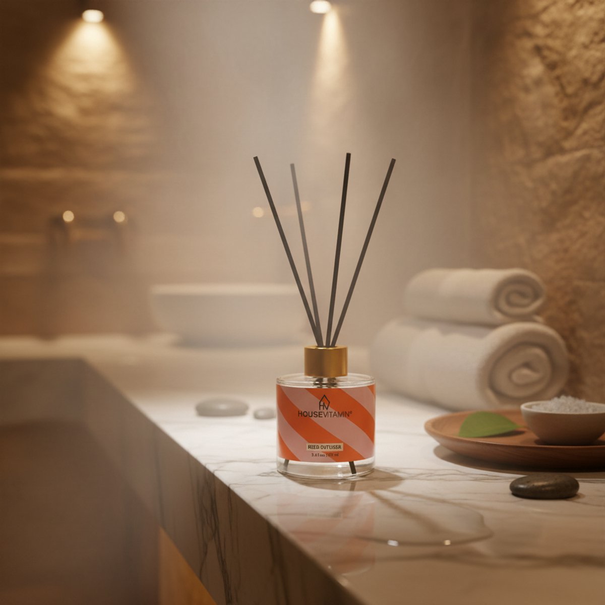 Reed Diffuser Geurstokjes 100ml – Groene Thee – Luxe Geurverspreider van Glas met Zwarte Stokjes – Fris & Vrolijk Design – Langdurige Geur – Perfect Cadeau voor Elke Gelegenheid — cadeau in Wonen & Interieur - foto 4