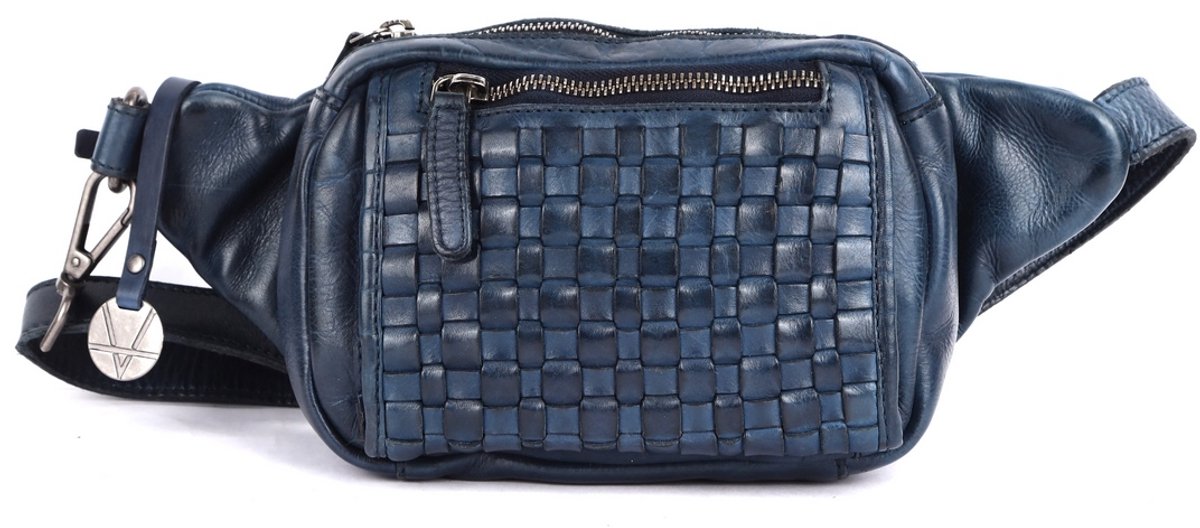Unisex Heuptas van Echt Leer, Trendy en Casual Reistas voor Onderweg, Stijlvolle, Duurzame en Veilige Reisgenoot
