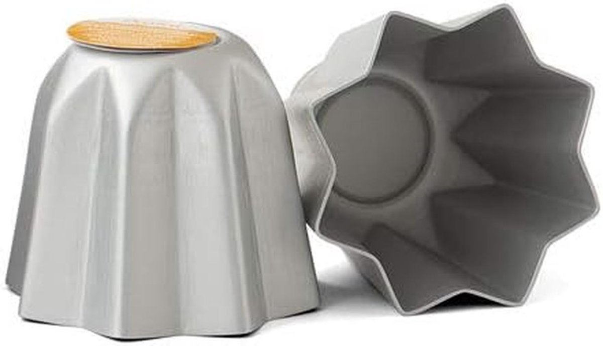 Mini-Pandoro mal geanodiseerd aluminium 70 g