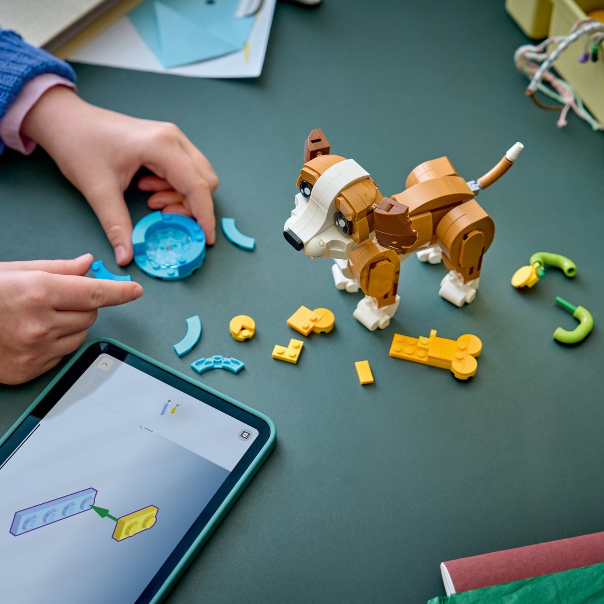 LEGO® Creator 3in1 Schattige dieren: Speelse Puppy - Dierenset - Bouw Om tot Eekhoorn of Eend - 31382 — afbeelding 10