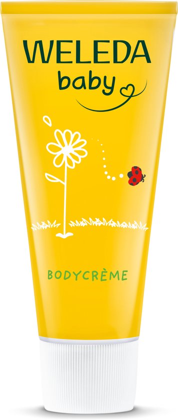 WELEDA Baby Bodycrème - Calendula & Kamille - Voedt Intensief en Beschermt De Babyhuid - 100% Natuurlijke Ingrediënten - 75ml