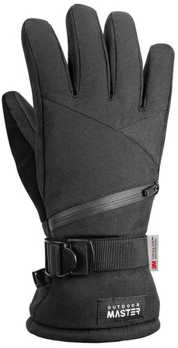 Outdoor Master 3m Thinsulate Waterproof Handschoenen Zwart