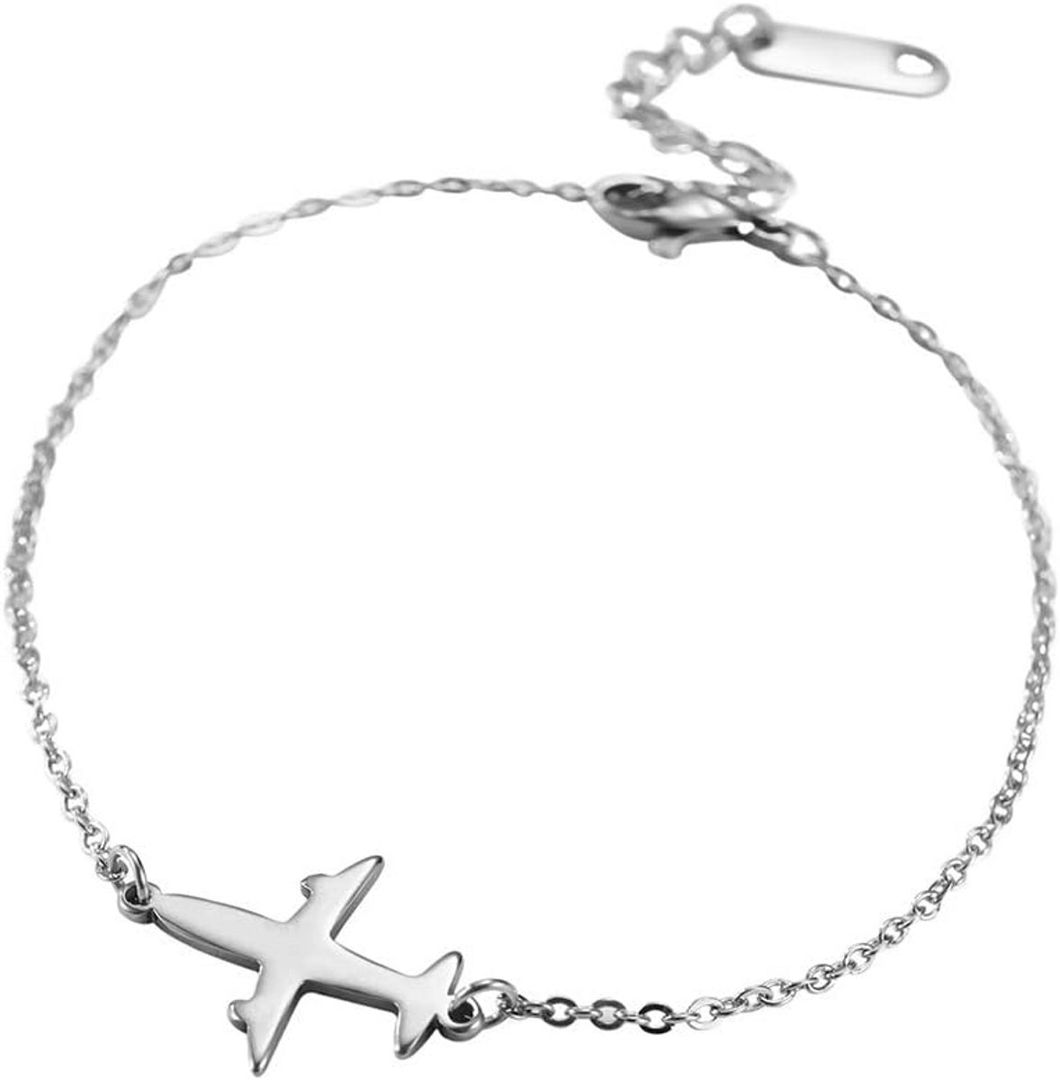 Vliegtuigarband van roestvrij staal voor vrouwen en meisjes