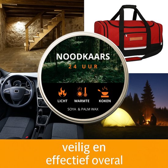 Overlevingskaarsen: brandende kaarsen, langzaam brandende en winddichte Overlevingskaarsen: brandende kaarsen, langzaam brandende en winddichte