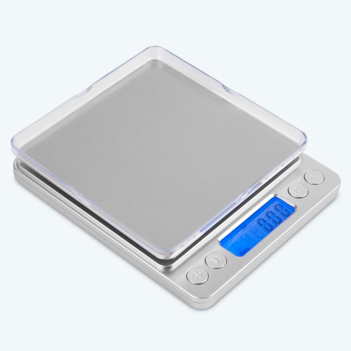 Digitale keukenweegschaal 3 kg 0,1 g roestvrij staal
