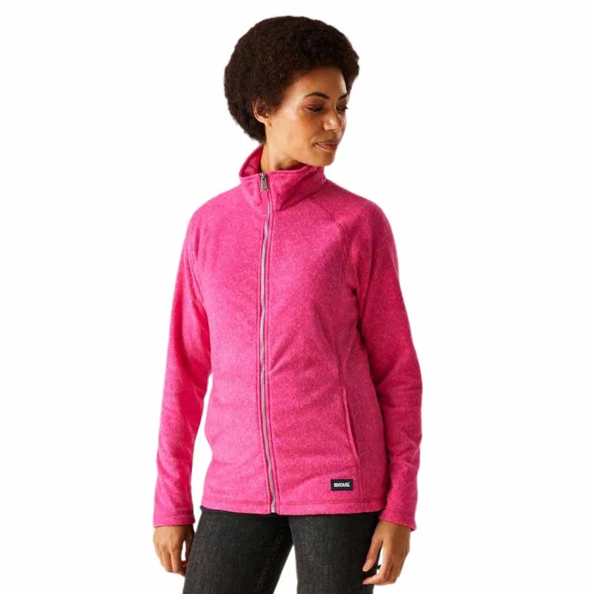 Regatta Mayse Fleece Met Volledige Rits Vrouw Roze