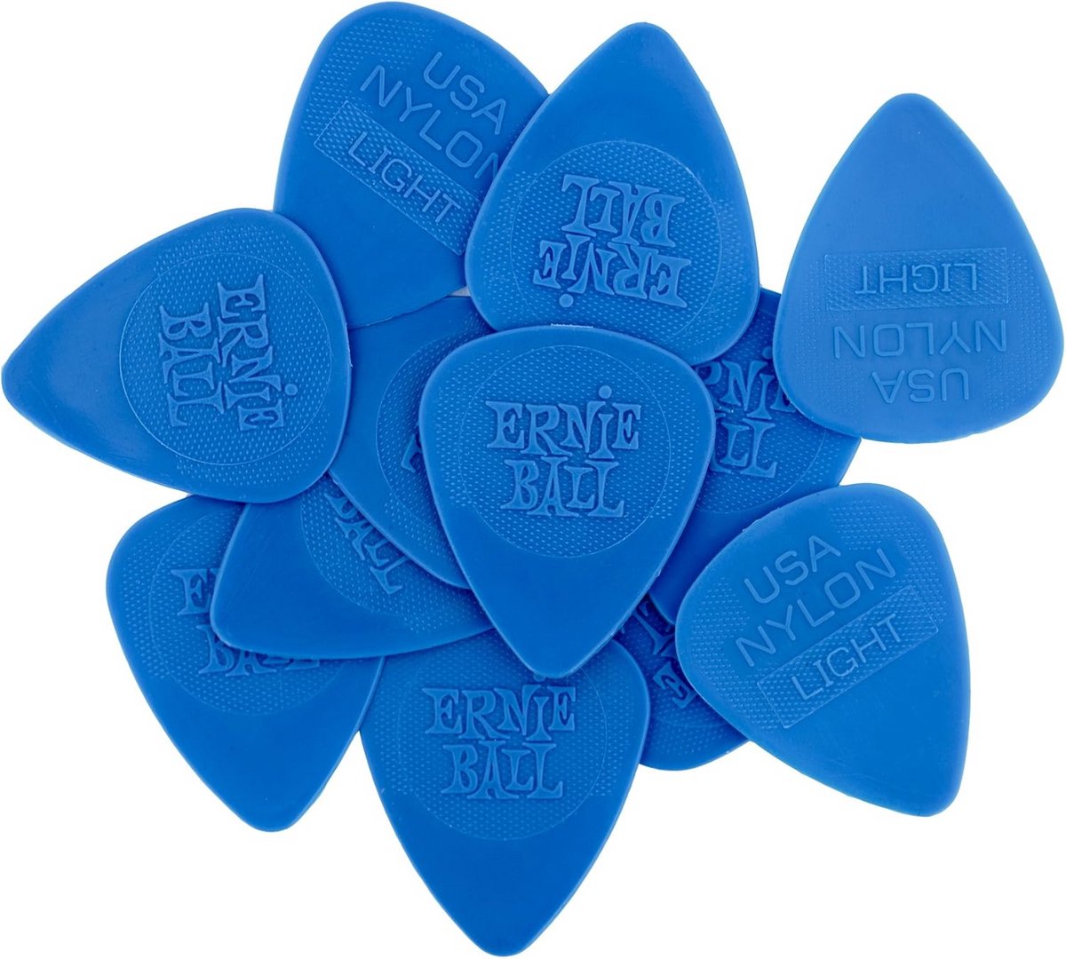 Gitaar Plectrums Nylon Dunne Set van 12 Stuks Spuitgegoten