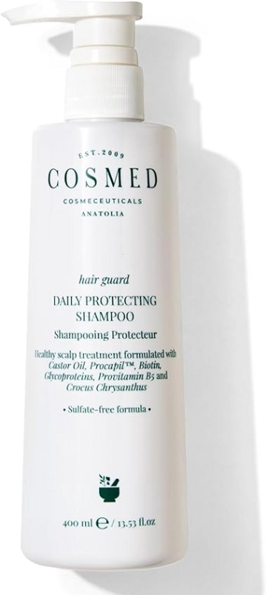 Cosmed Daily Protecting Shampoo – Versterkende Shampoo voor Dagelijks Gebruik – Meer Volume en Minder Haarbreuk – Sulfaatvrij – 400 ml