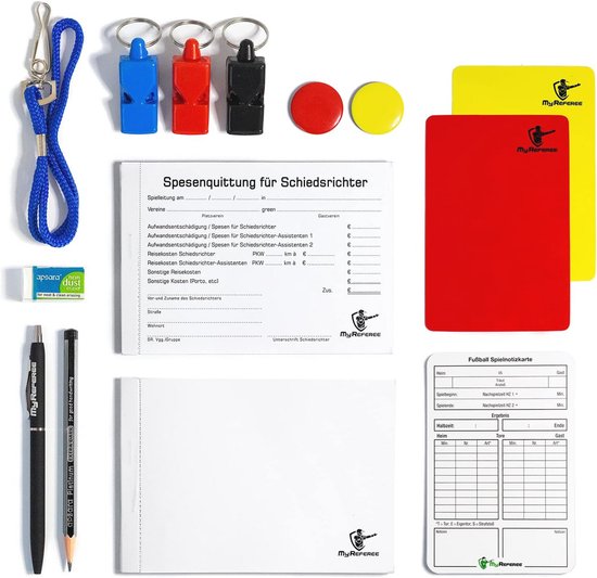 NOLITOY Scheidsrechterkaartenset – 2x Rood, 2x Geel, Incl. Notitieboek En Potlood, PVC, Zakformaat, Voor Voetbal En Andere Sporten