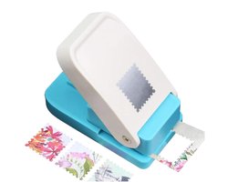 Postzegel Vorm Pons - Papiersnijders - Vierkante perforator - Papierpons - Stempelvormige snijder - Rechthoekige postzegel pons - voor het maken van stempels, het snijden van etiketten, scrapbooking en het maken van kaarten