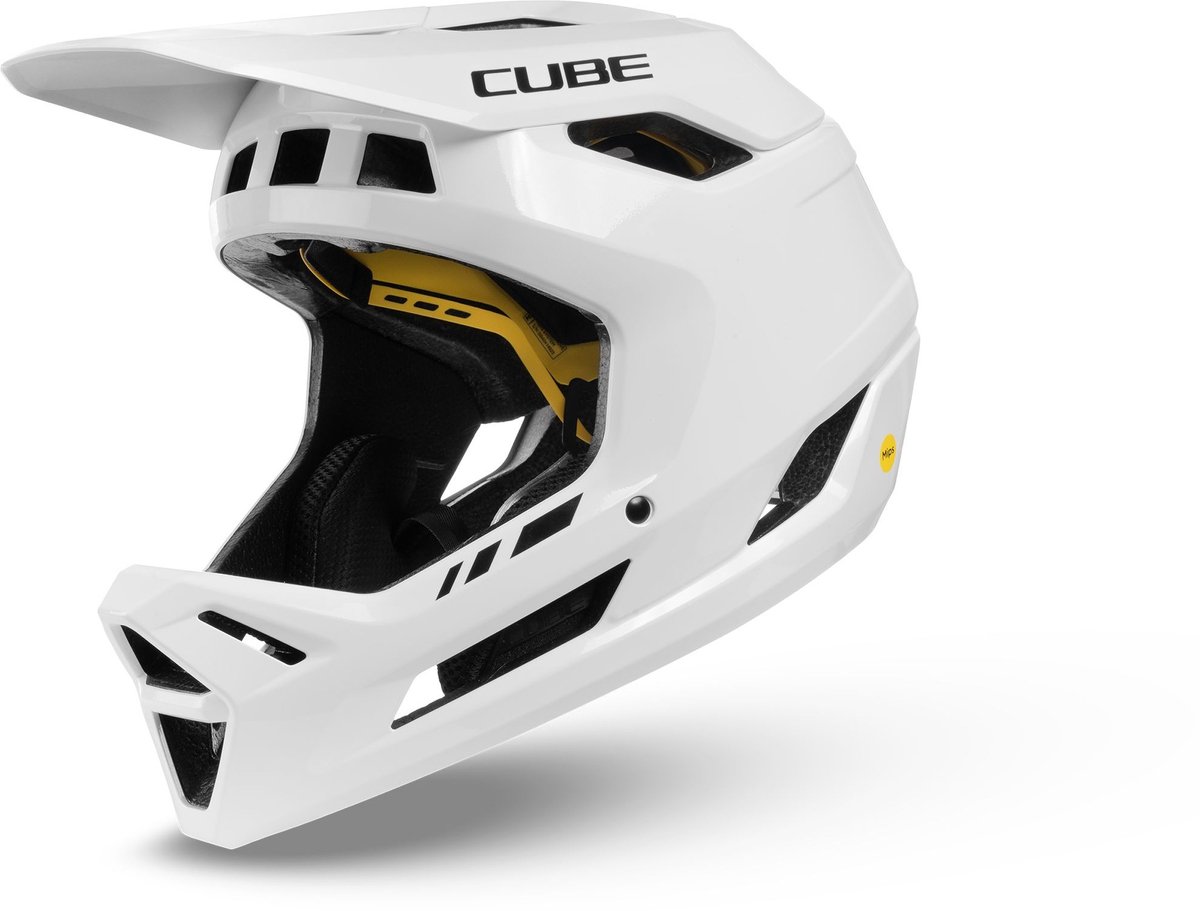 CUBE Fietshelm DESCENDER X ACTIONTEAM Wit L (59-63)