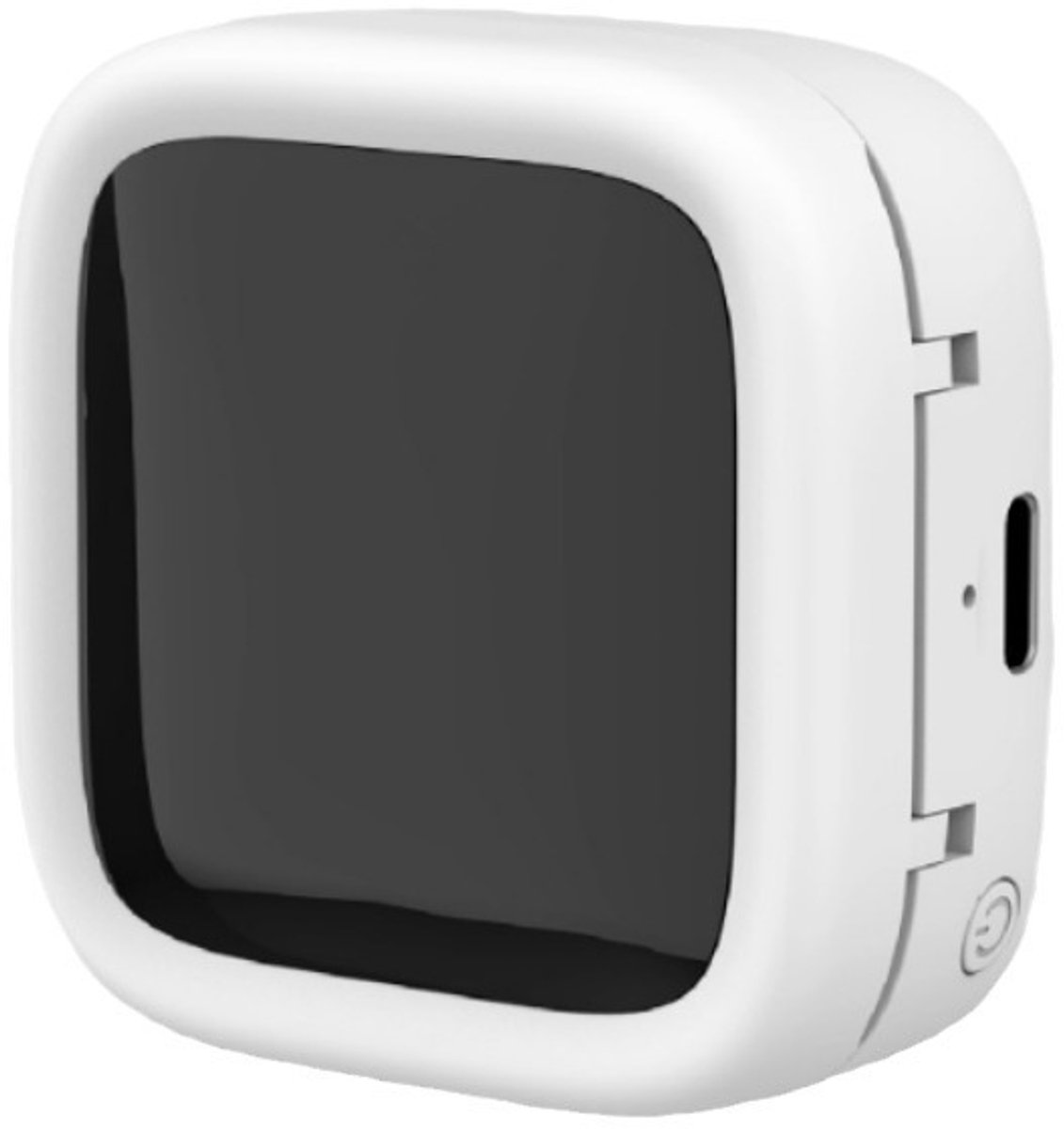 Draagbare tandenborsteldroogbox - Slimme mini draagbare tandenborstelsterilisator - Enkele wandgemonteerde tandenborstelsterilisator - Tandenborstelreinigingsbox - Wit-LED-lampen