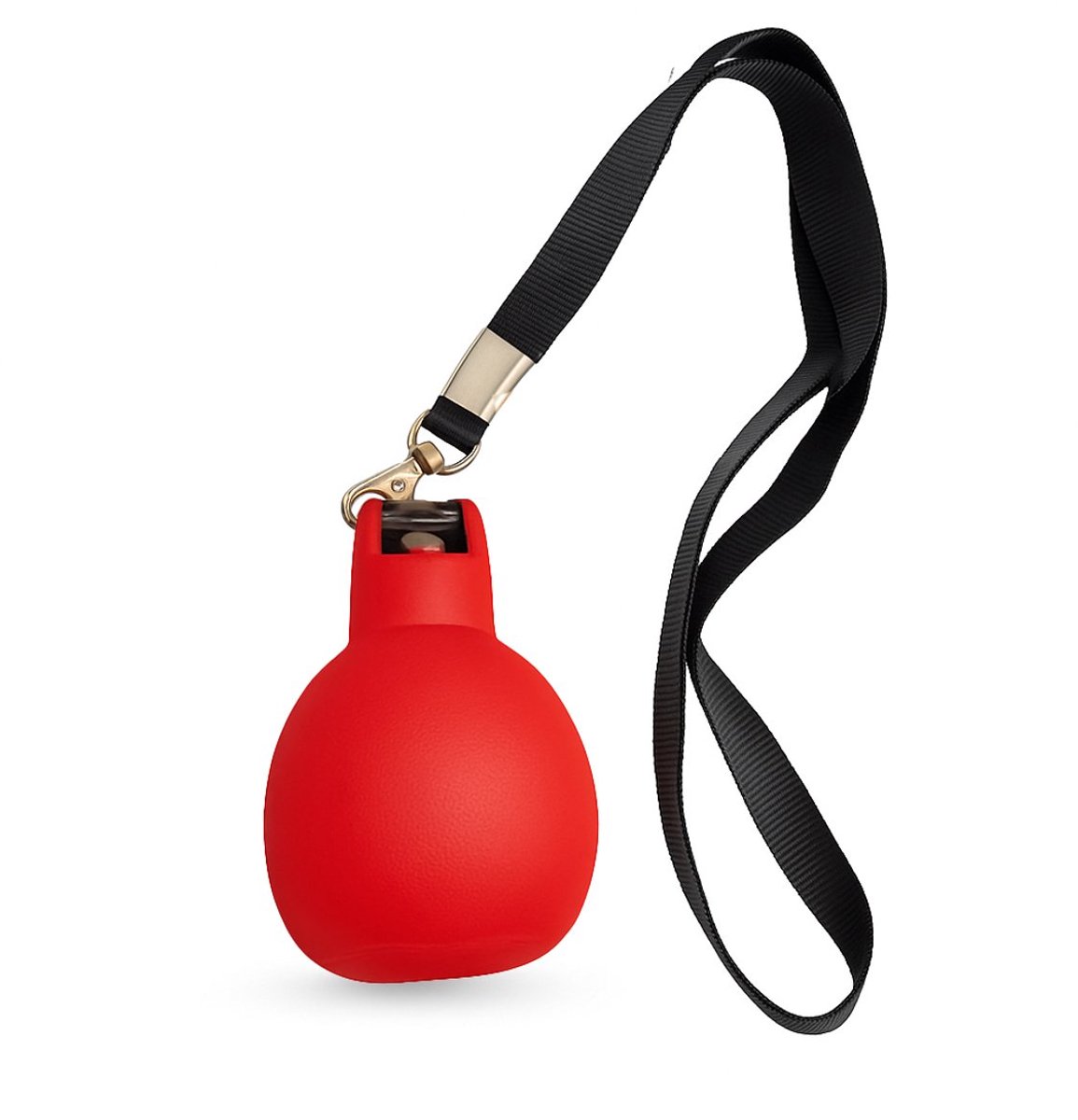 Knijpfluit met Koord - Rood - Handfluit - Scheidsrechterfluitje - Hondenfluitje - Veelzijdig Inzetbaar - Compact en Lichtgewicht