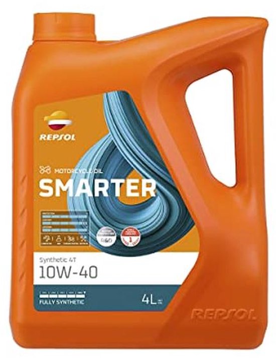 Synthetische Motorolie 10W-40 voor 4-takt Motoren - 4L | bol