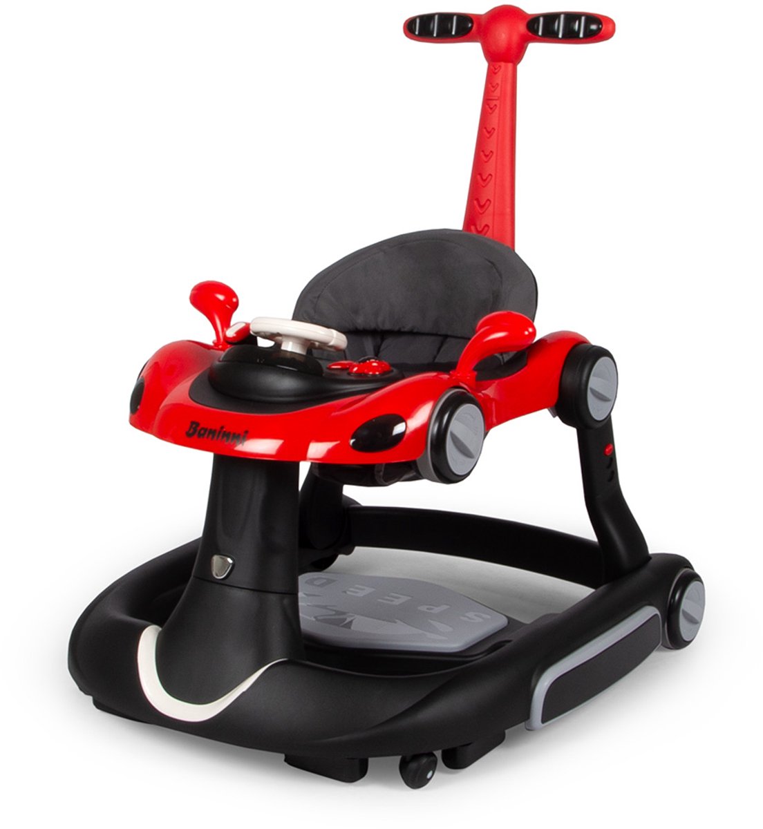 Baninni Loopstoel Mano 5-in-1 Rood