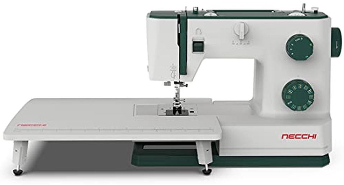 Naaimachine met krachtige motor en 32 naaiprogramma's voor zware stoffen