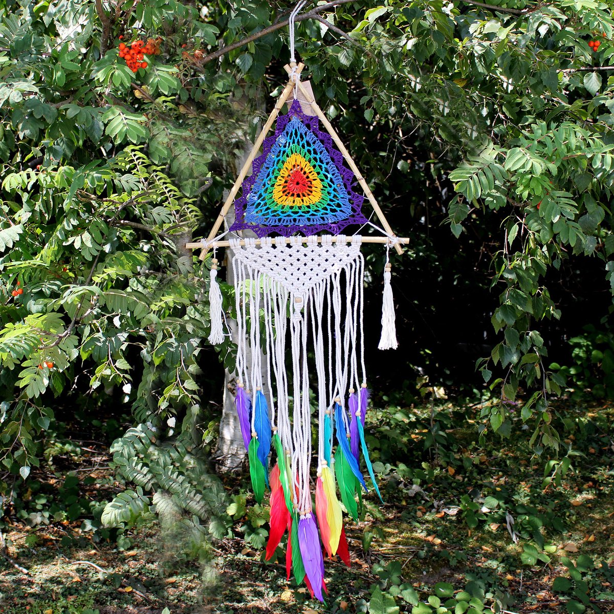 Bali Dreamcatchers - Med Multi Pyramid