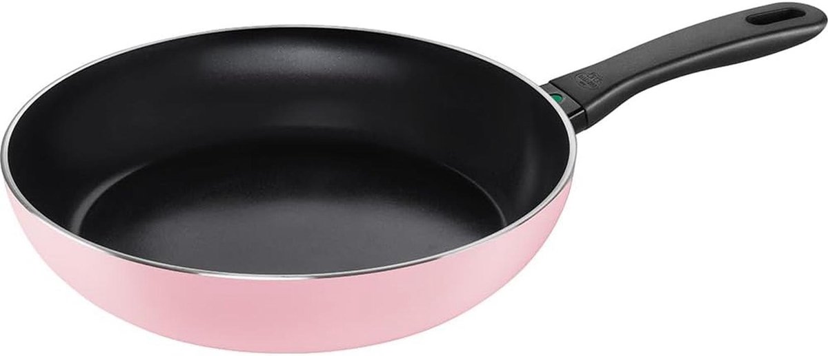 Diepe pan met keramische coating - 28 cm - Roze