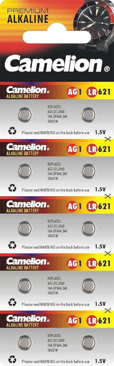 30x AG1 LR60 Knopcel Battteries 164 364 GP64A SR621W