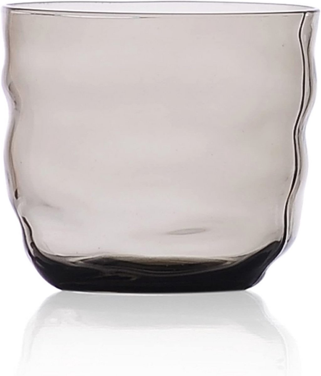 Set van 6 Handgemaakte Smoke Tumblers in Poseidon Design