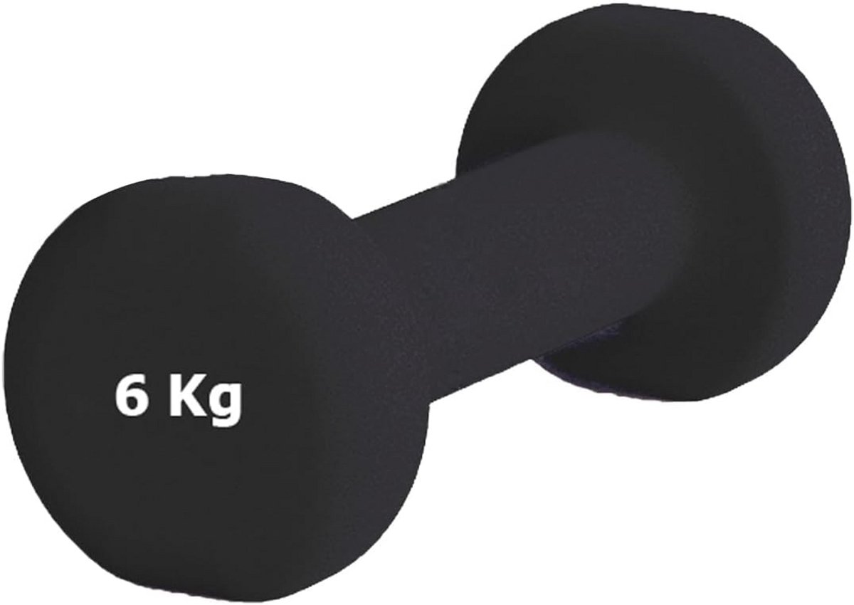 Antislip neopreen halters voor fitness en home gym van 0,5 tot 6 kg